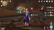 Genshin Impact - Activate the elevator to move down (Image via HoYoverse)